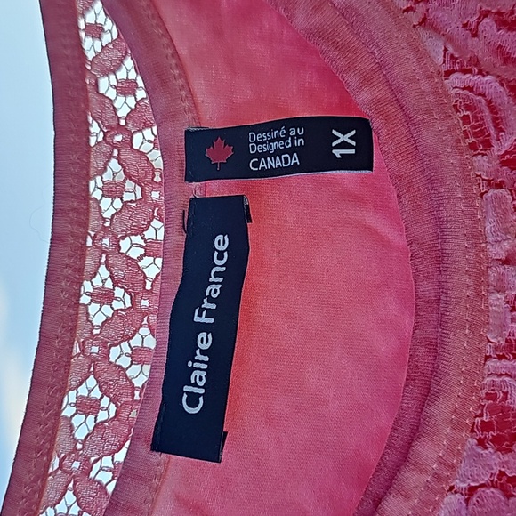 Sleevless pink lace top - Picture 4 of 6